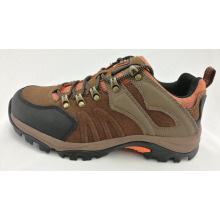 Outdoor calçado sapatos de escalada para homens com MD Sole, couro de camurça